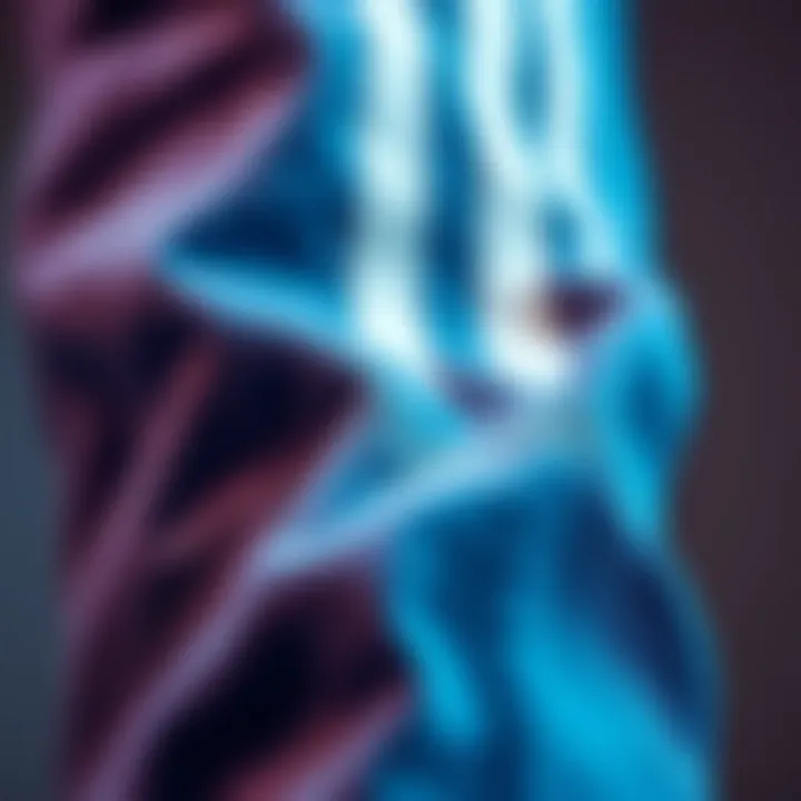 Close-up of sustainable fabric used in Adidas boyfriend pants