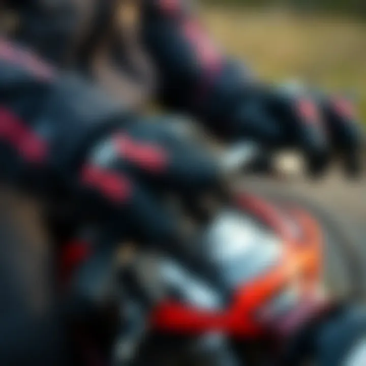 Cutting-Edge Materials for Enhanced Performance Close-up of innovative materials used in windproof gloves.