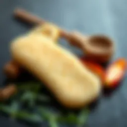 A close-up view of bamboo vinegar foot pads showcasing their natural ingredients.