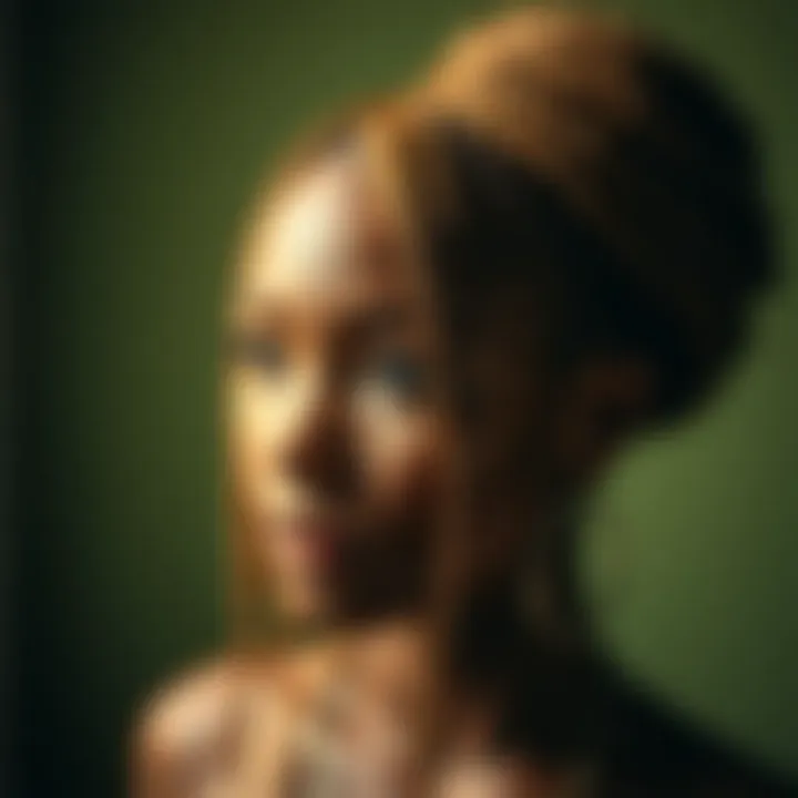 Infographic on materials used in wig-making