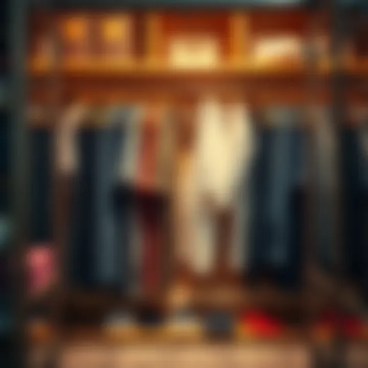 Stylish vacuum-sealed clothing showcasing maximized space efficiency