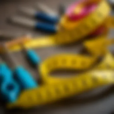 Essential Tools for Crochet Wig Cap Creation Crochet tools including hooks and measuring tape