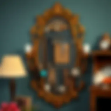 Ornate Jewelry Organizer with Vintage Charm An ornate jewelry organizer featuring vintage elements that enhance traditional decor.