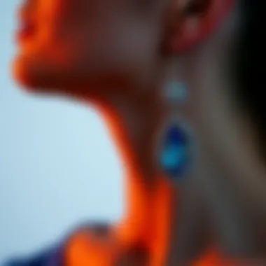 Personalized earrings representing individual style