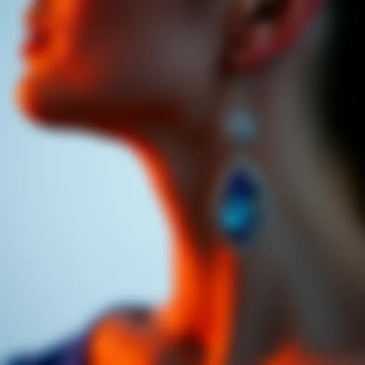 Personalized earrings representing individual style