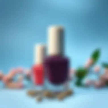 Sustainable Choices in Beauty Products Ecologically friendly packaging of thermal color changing nail polish