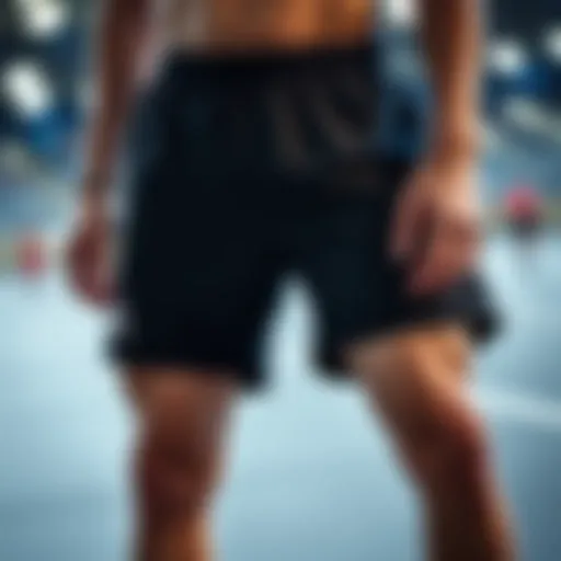 Stylish adidas shorts showcasing the 5-inch inseam