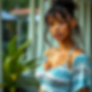 Sustainable activewear displaying eco-friendly materials