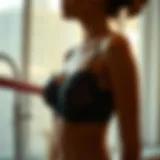 Elegant design of the bunny strapless bra showcasing its unique silhouette