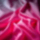 The Allure of Charmeuse Fabric Luxurious charmeuse fabric draped elegantly