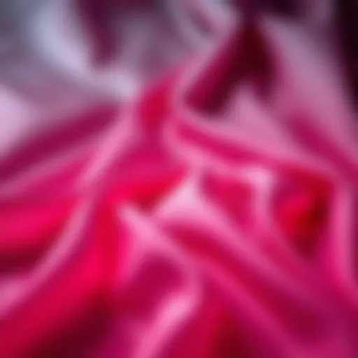 The Allure of Charmeuse Fabric Luxurious charmeuse fabric draped elegantly