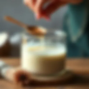 Blending coconut wax with essential oils for fragrance enhancement