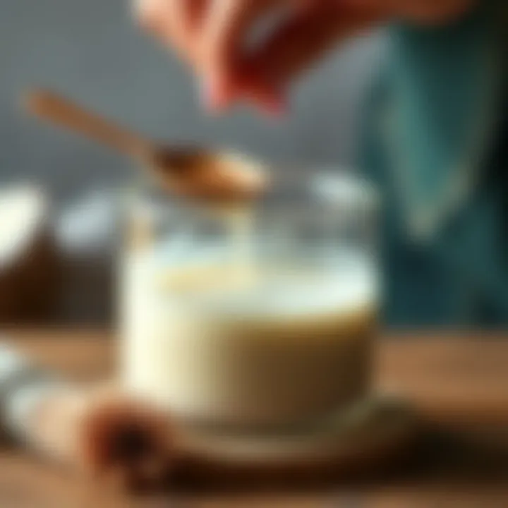 Blending coconut wax with essential oils for fragrance enhancement