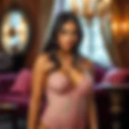 Luxurious lace lingerie set highlighting intricate details.