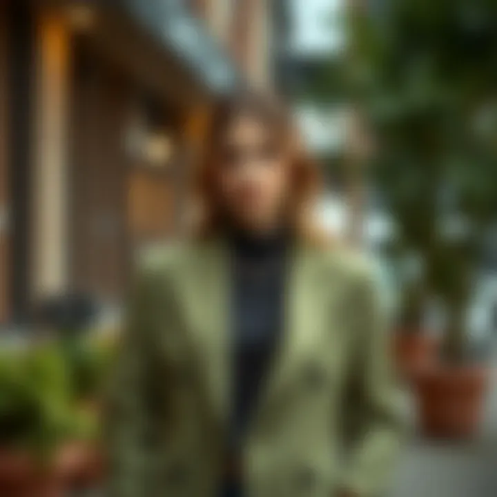 Sustainable fashion blazers made from eco-friendly materials