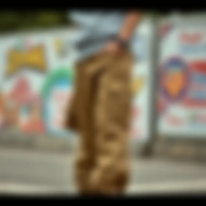 Fashionable outfit ideas featuring double pocket cargo pants