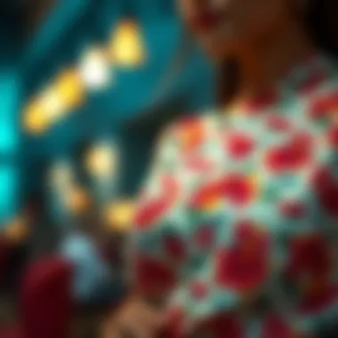 Floral Patterned Top for a Sophisticated Look Floral patterned top reflecting sophistication