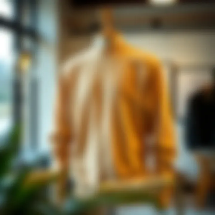 Fashion Meets Comfort Stylish fleece lined thermal shirt displayed in a contemporary setting