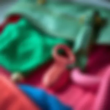 Sustainable Materials in the Forever Young Bag A close-up of sustainable materials used in the Forever Young Bag