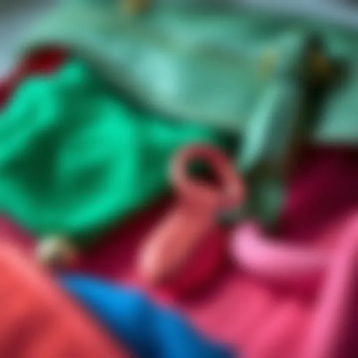 Sustainable Materials in the Forever Young Bag A close-up of sustainable materials used in the Forever Young Bag