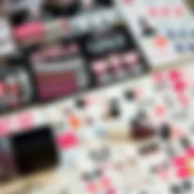 Elegant display of various French manicure nail stickers