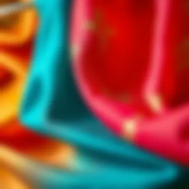 Innovative Sustainable Fabrics Close-up of sustainable fabric choices for tops