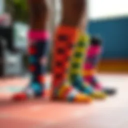 Vibrant design of Happy Socks Compression showcasing unique patterns