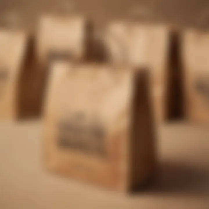 Eco-friendly features of brown paper bags emphasizing sustainability