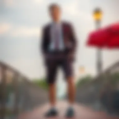 Elevated Look for Formal Events Formal occasion featuring matching shorts and top set