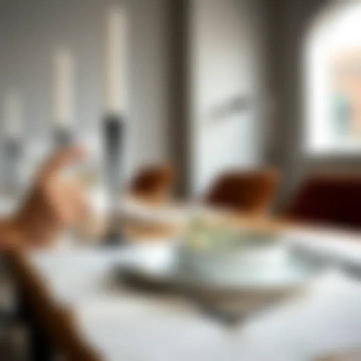 Stylish matte stainless steel flatware against a minimalist dinner setting.