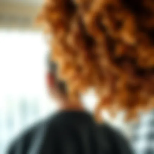 Natural texture of nappy wigs