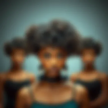 Styling options for nappy wigs