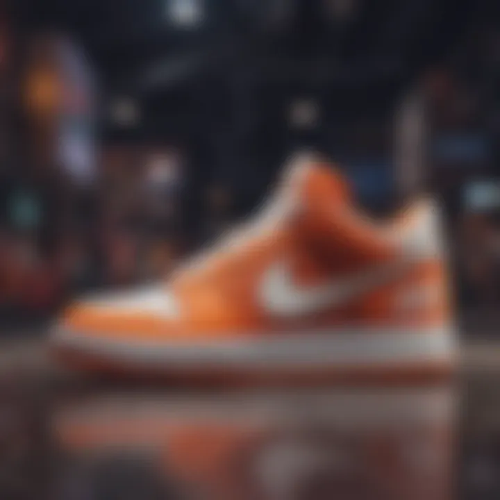 Showcase of collaborations enhancing the Nike basketball low tops brand