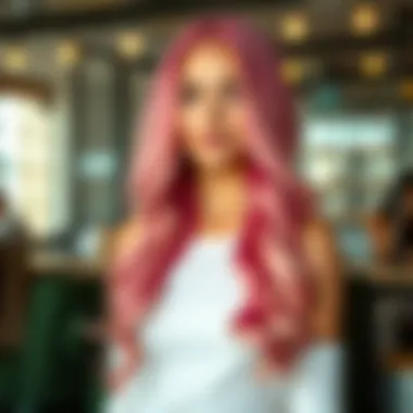 Eco-friendly materials used in pink ombre hair extensions