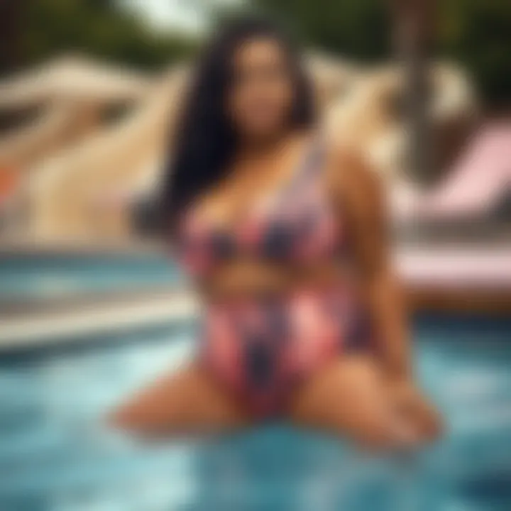 Sustainable fabrics used in plus size swimwear