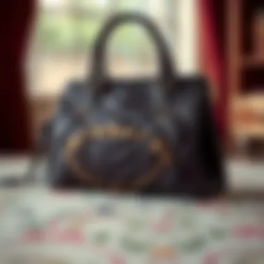 Elegant purse shaper insert showcasing its design