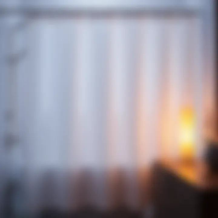 Sustainability in Shower Curtain Materials Sustainable materials used in sheer top shower curtains