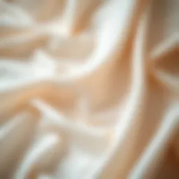 Luxurious modal fabric draping elegantly