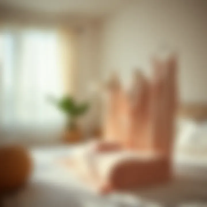 Stylish Designs in Sleepwear Stylish soft modal pajamas displayed in a serene bedroom setting