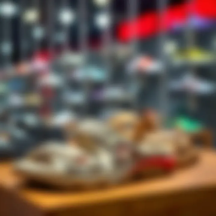 Design Trends in Sports Sandals Variety of sports sandals displayed, highlighting design trends