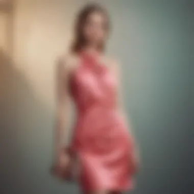 Chic Styling Options Stylish halter dress paired with accessories for a chic look