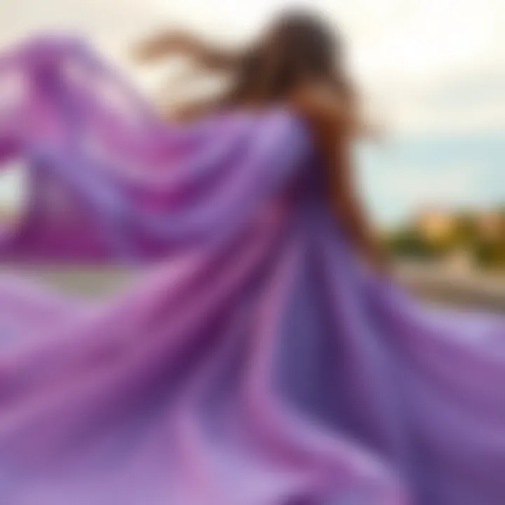 The Elegance of Flowy Dresses Flowy dress blowing in the wind