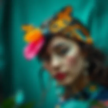 Visual representation of sustainable materials used in bug headband production