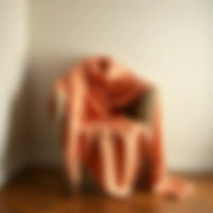 Elegance Redefined: The Cape Wrap Shawl Elegant display of a luxurious cape wrap shawl draped on a minimalist chair