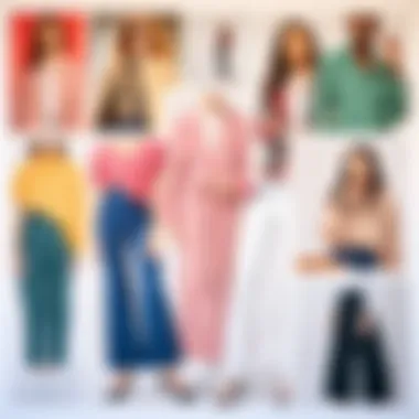 A mood board highlighting ethical fashion choices.