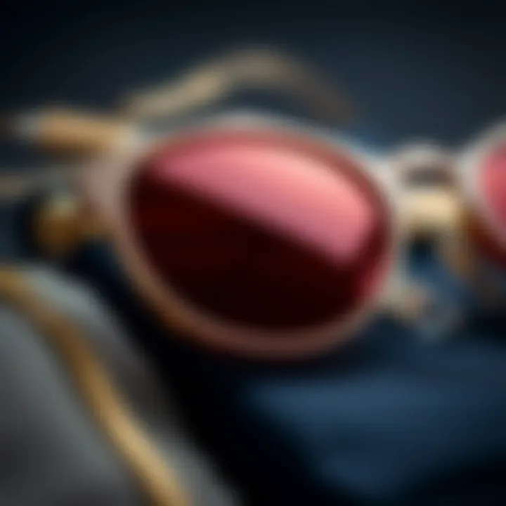 Innovative Materials in Eyewear Close-up of materials used in sustainable eyewear design