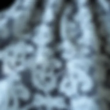 Decorative lace patterns reflecting Halloween motifs