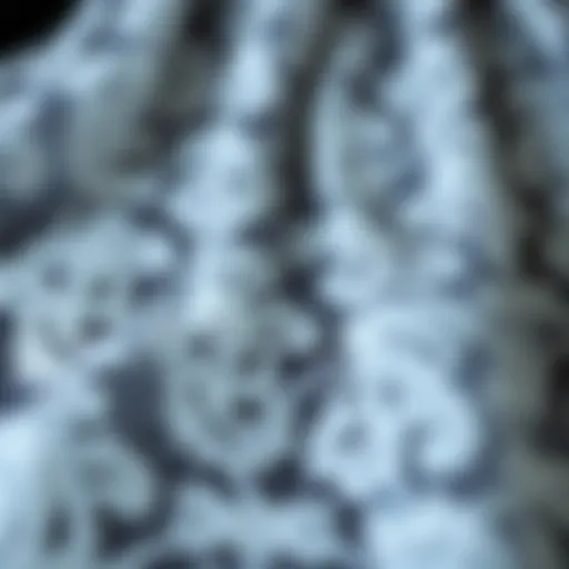 Decorative lace patterns reflecting Halloween motifs