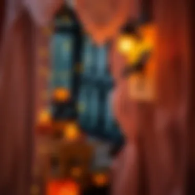 Innovative designs incorporating lace in Halloween decorations