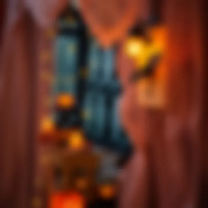 Innovative designs incorporating lace in Halloween decorations